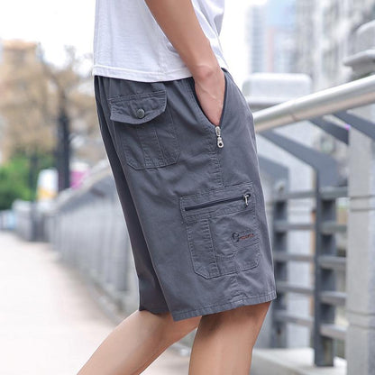 Men's Outer Wear Thin Fifth Pants Loose Big Pants