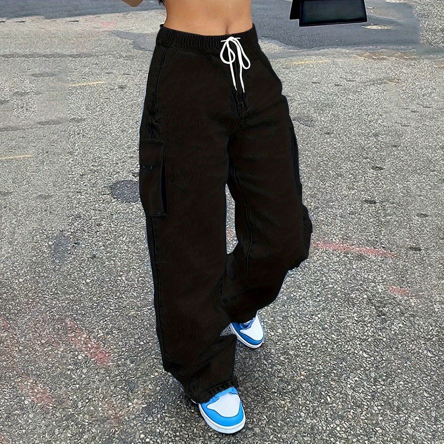 Cotton Wide Leg Pants for Women
