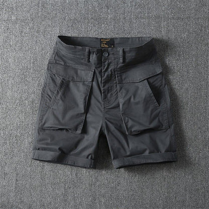 Men's Summer American-style Multi-pocket Stretch Cargo Shorts