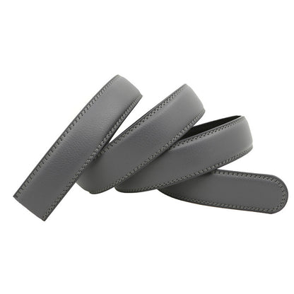 Men's Automatic Belt Body 3 5cm Genuine Leather Belt Without Buckle