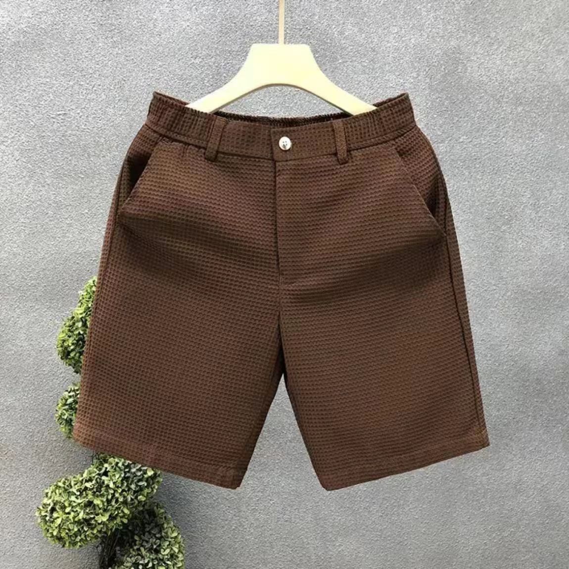 Summer New Thin Cropped Pants Fashion Outwear Slim Fit All-matching