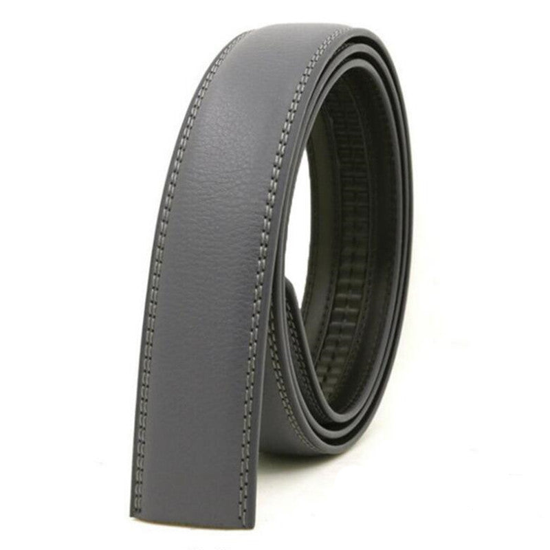 Men's Automatic Belt Body 3 5cm Genuine Leather Belt Without Buckle