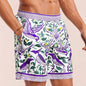 Men's Pocket Decorative Four-sided Stretch 3d Printed Thin Youth Casual Shorts