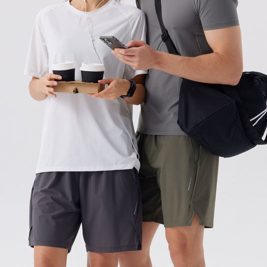 Personality Ice Silk Sports Shorts