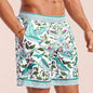Men's Pocket Decorative Four-sided Stretch 3d Printed Thin Youth Casual Shorts