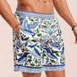 Men's Pocket Decorative Four-sided Stretch 3d Printed Thin Youth Casual Shorts