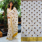 Cotton Polka dots saree