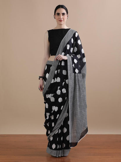 Cotton Saree With Blouse