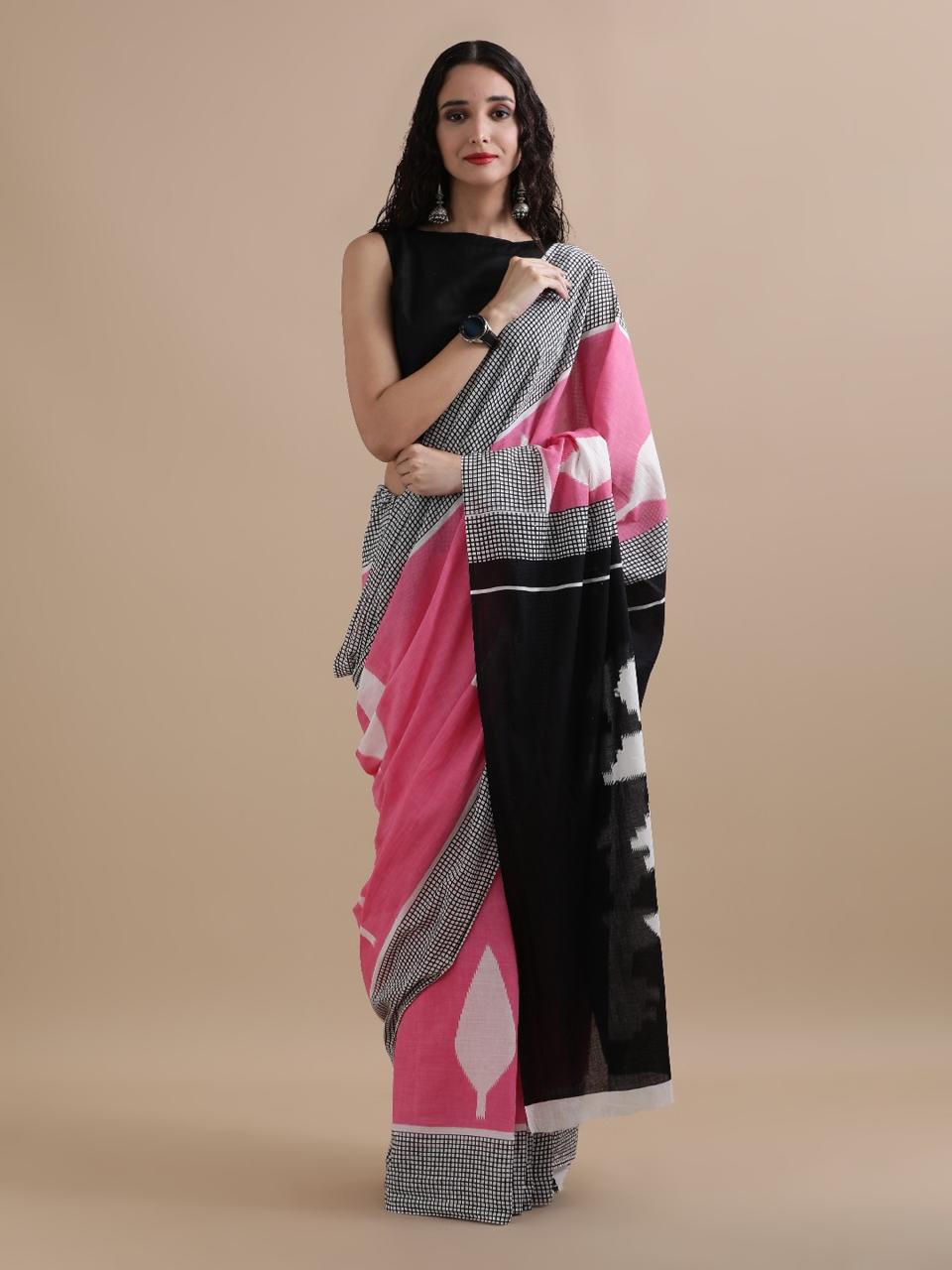 Cotton Saree With Blouse