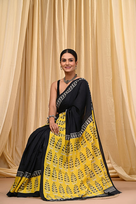 Cotton Mul Sarees – Indigo Special