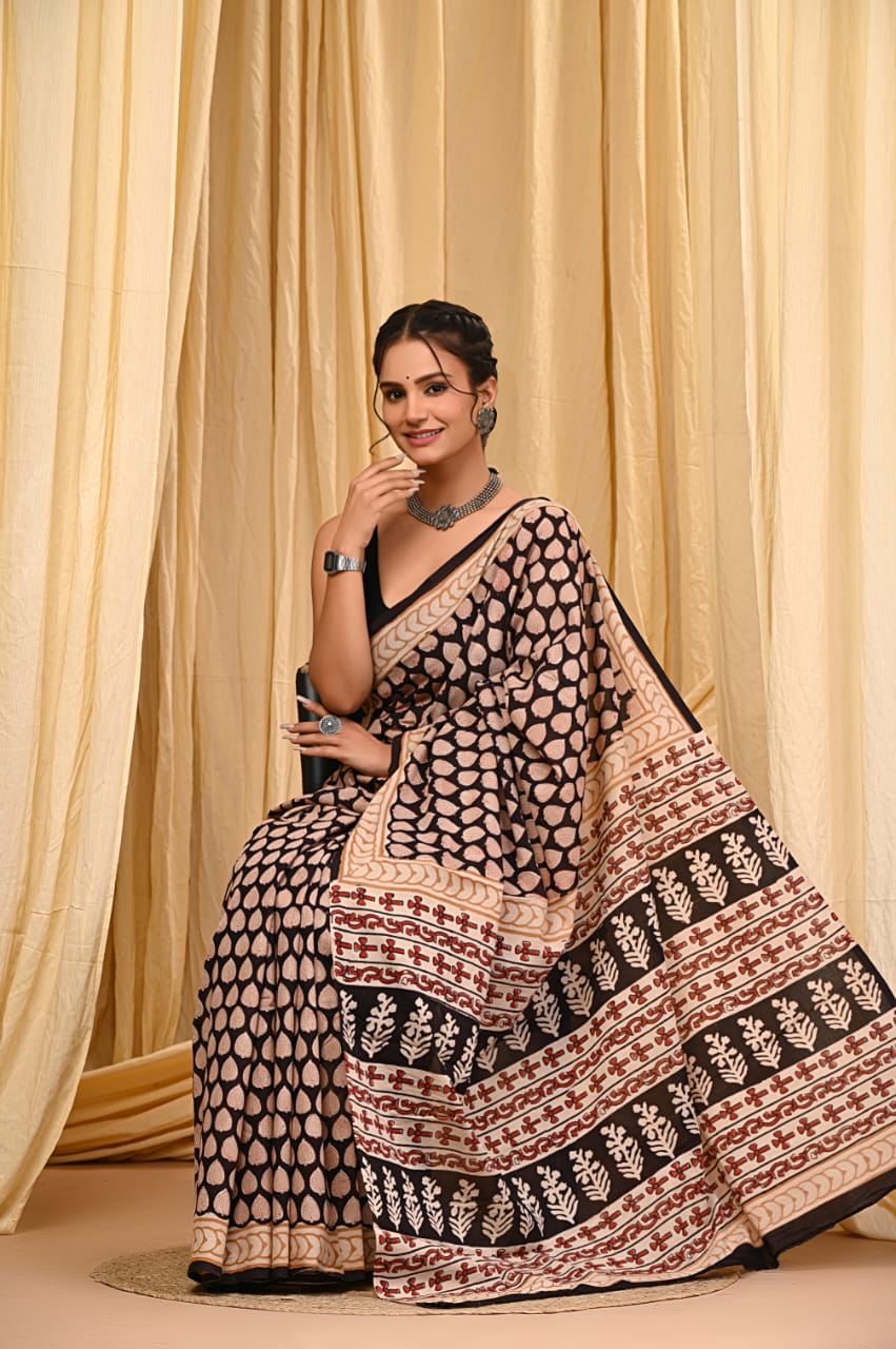 Cotton Mul Sarees – Indigo Special