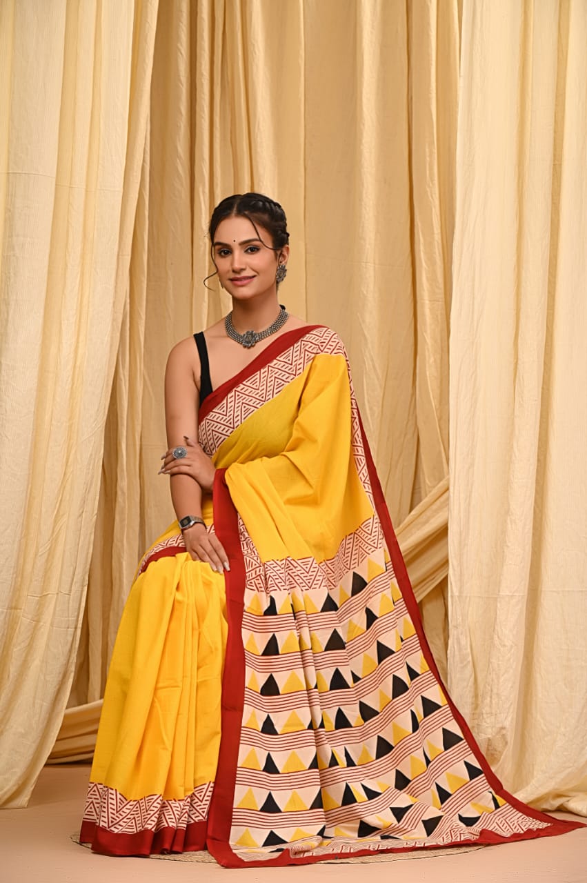 Cotton Mul Sarees – Indigo Special