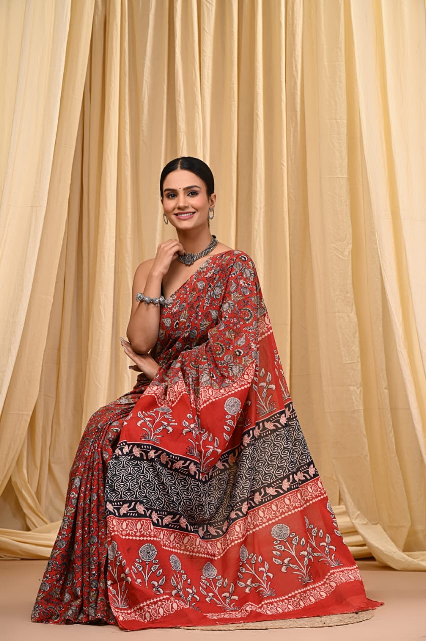 Cotton Mul Sarees – Indigo Special