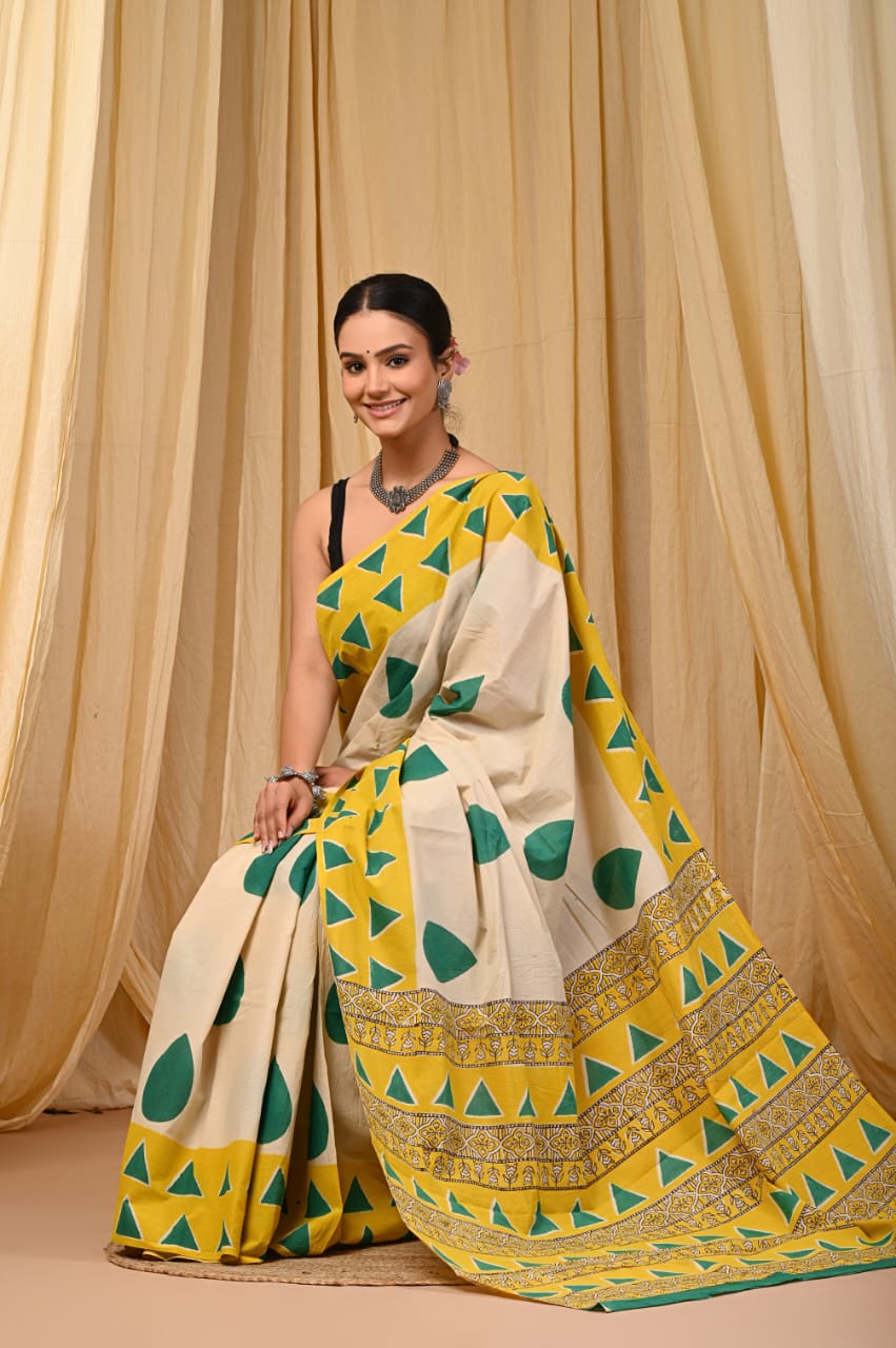 Cotton Mul Sarees – Indigo Special