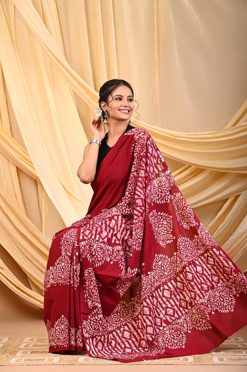 Cotton Mul Sarees – Indigo Special