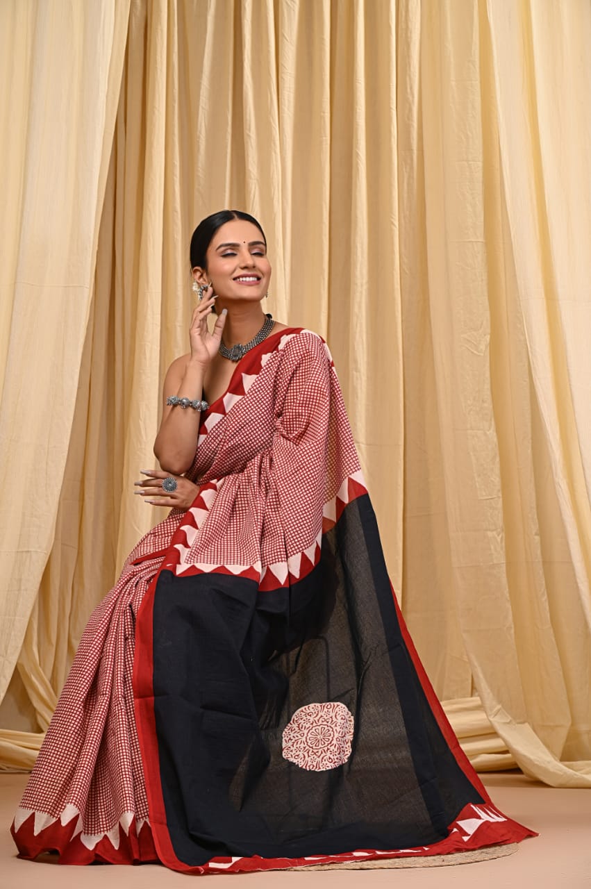 Cotton Mul Sarees – Indigo Special