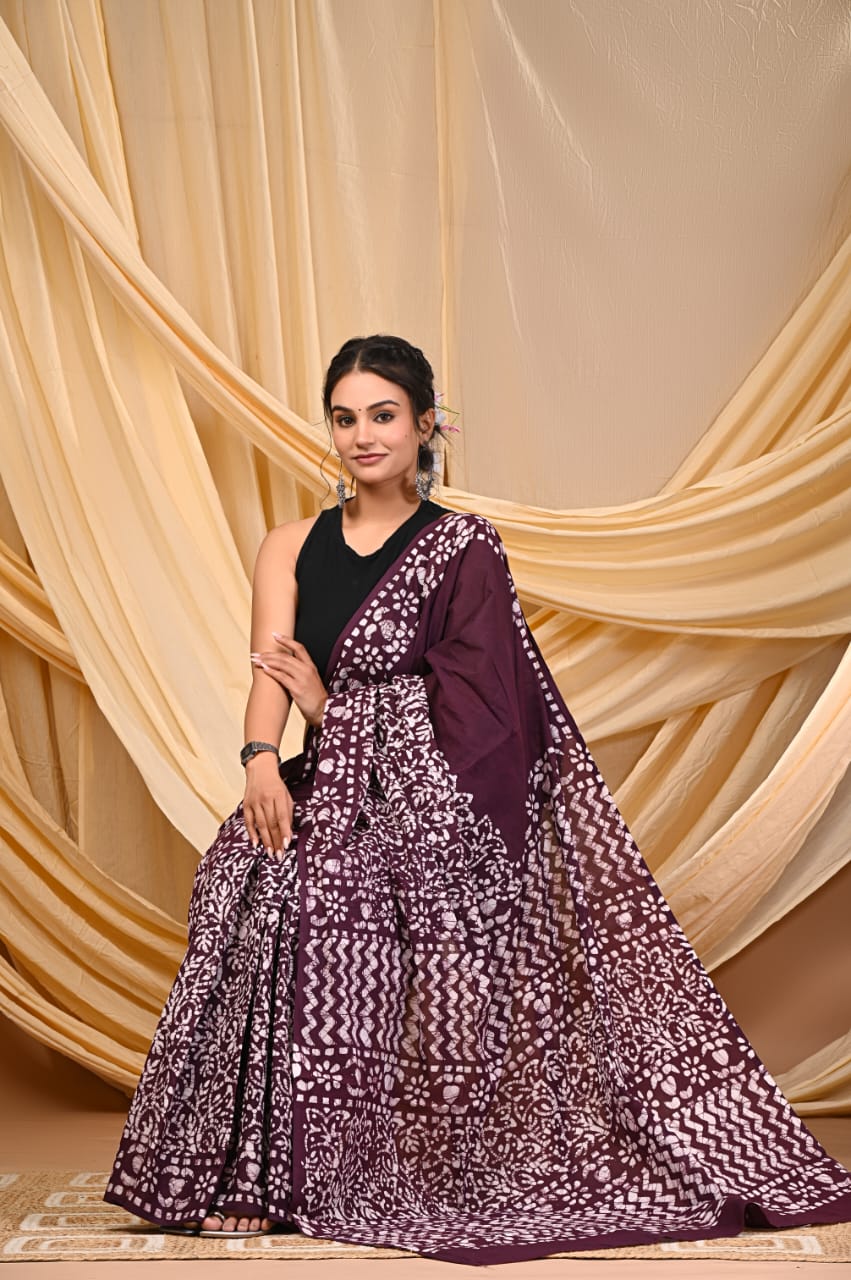Cotton Mul Sarees – Indigo Special