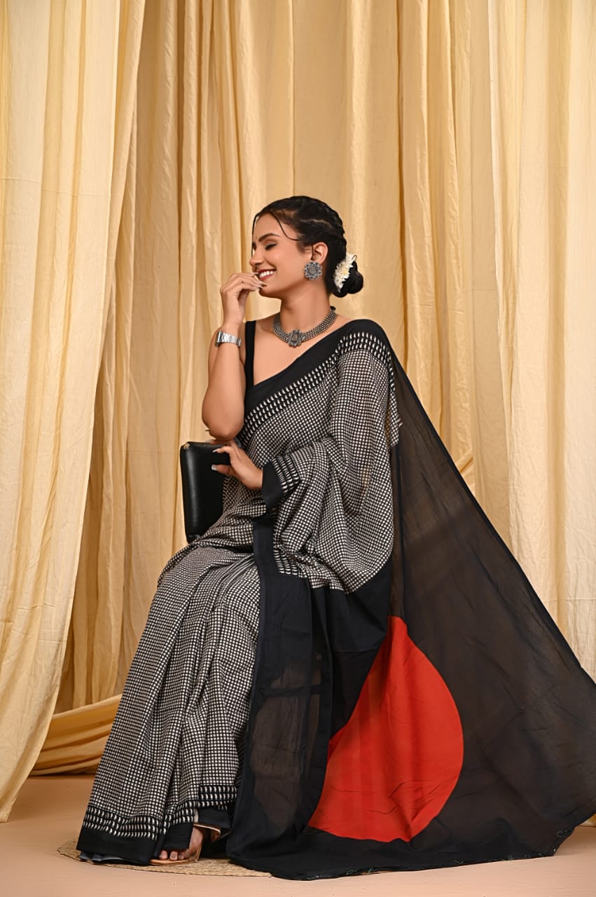 Cotton Mul Sarees – Indigo Special