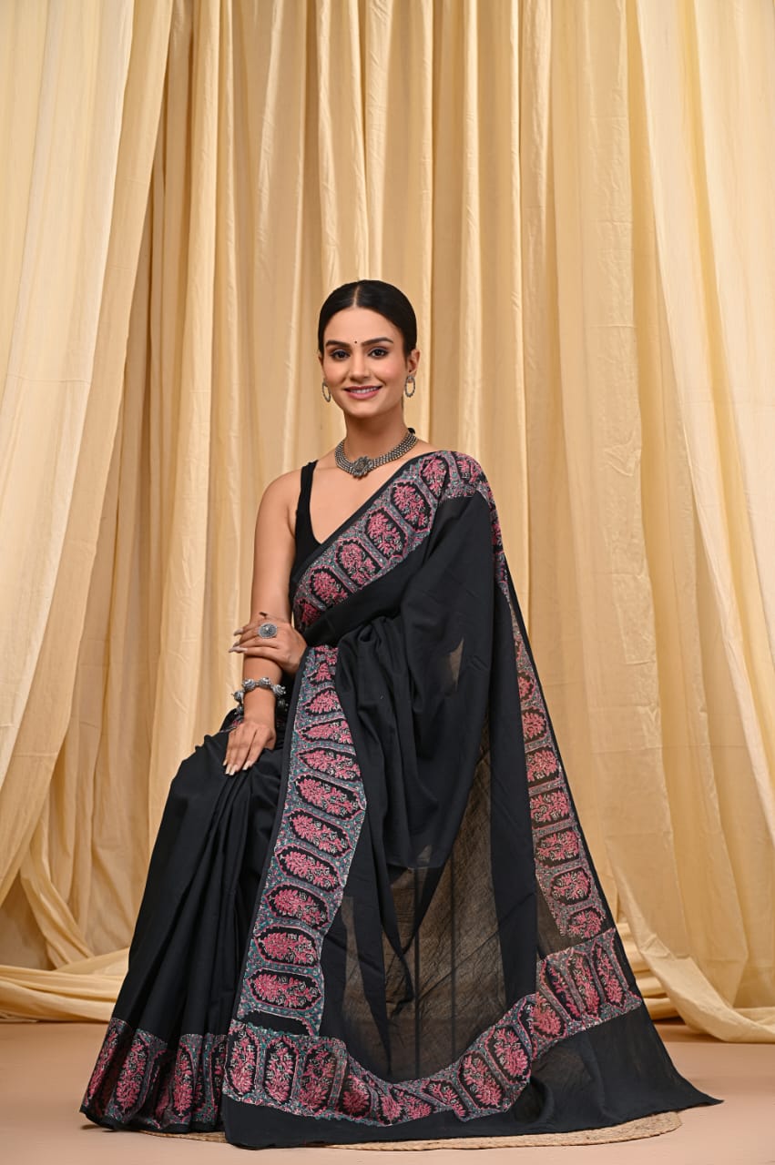 Cotton Mul Sarees – Indigo Special