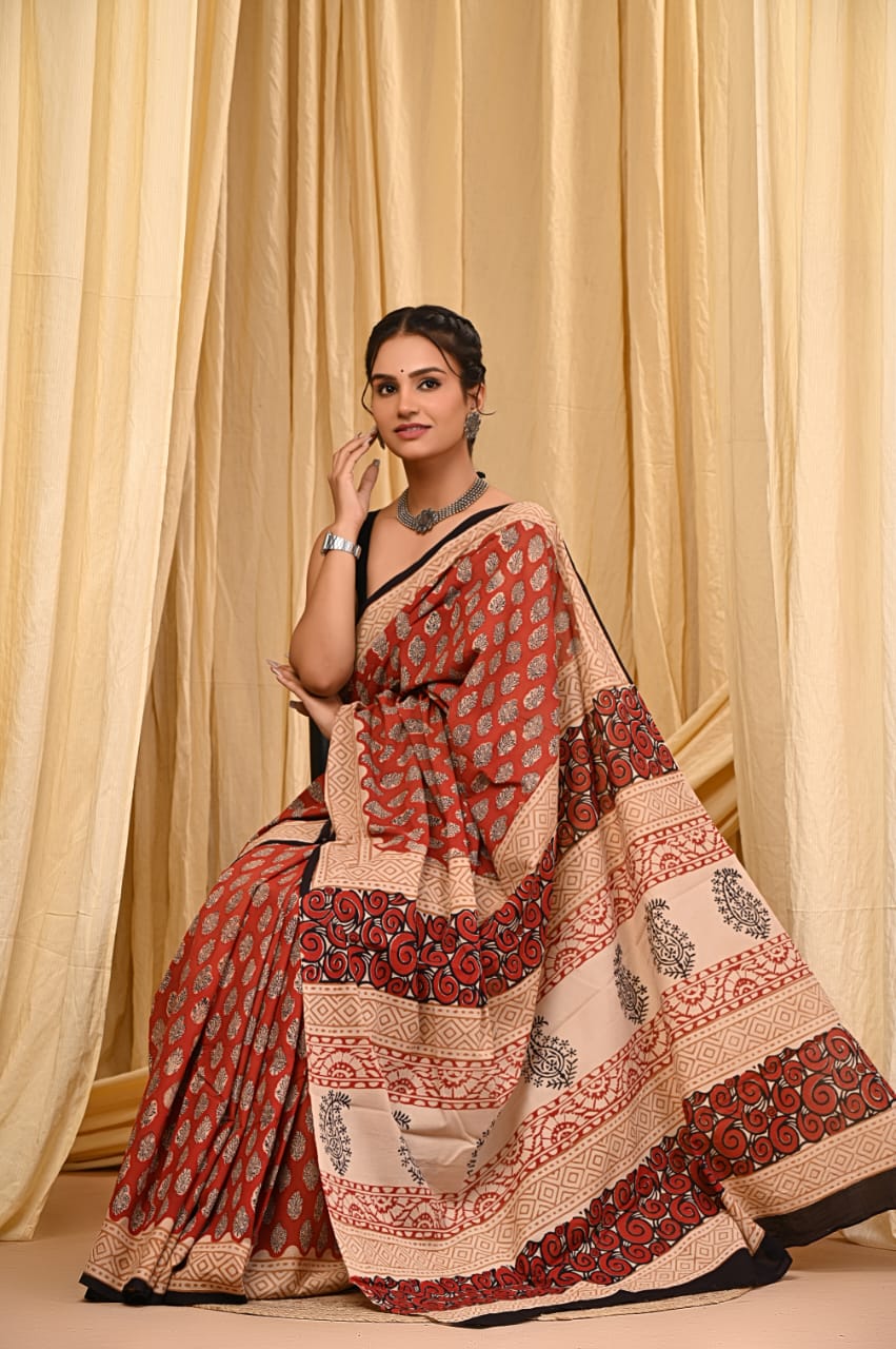 Cotton Mul Sarees – Indigo Special