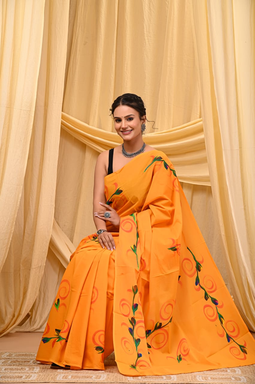 Cotton Mul Sarees – Indigo Special