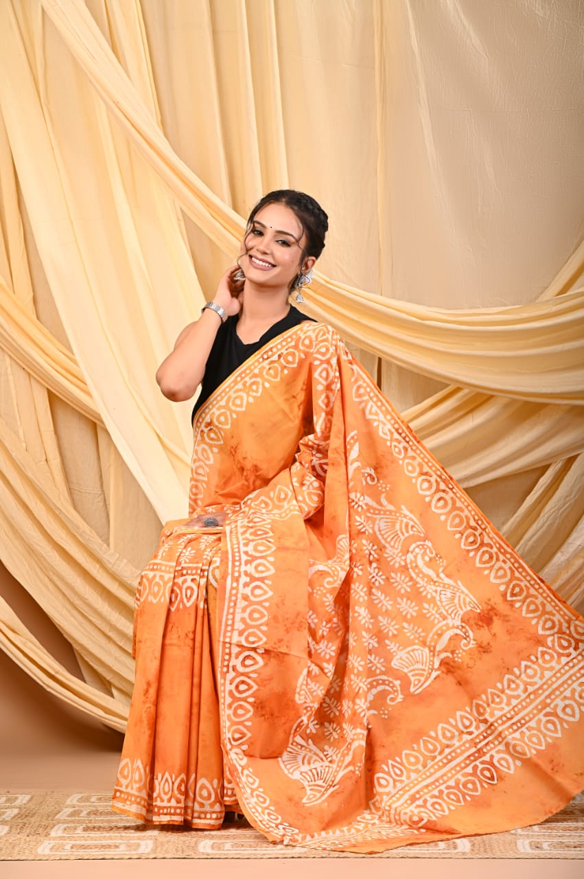 Cotton Mul Sarees – Indigo Special