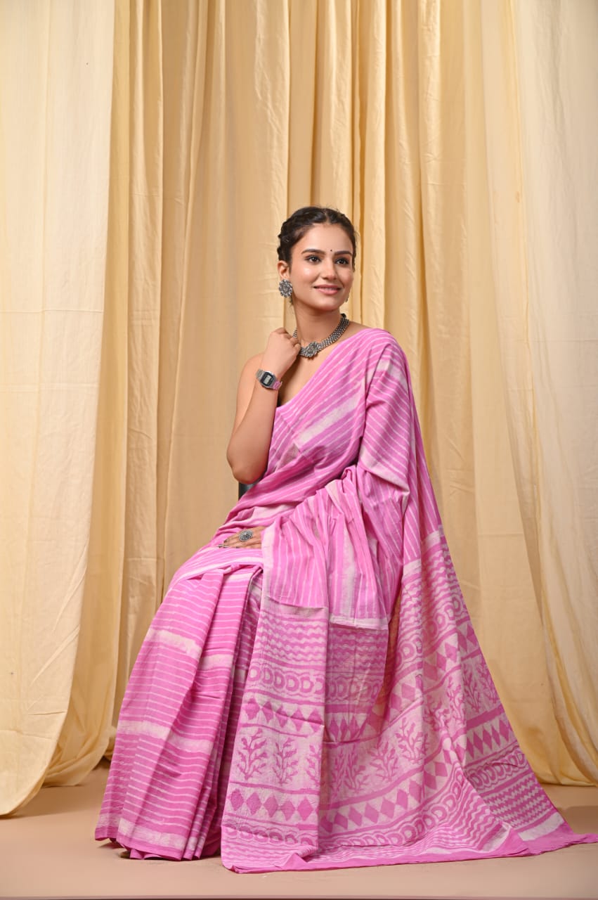 Cotton Mul Sarees – Indigo Special