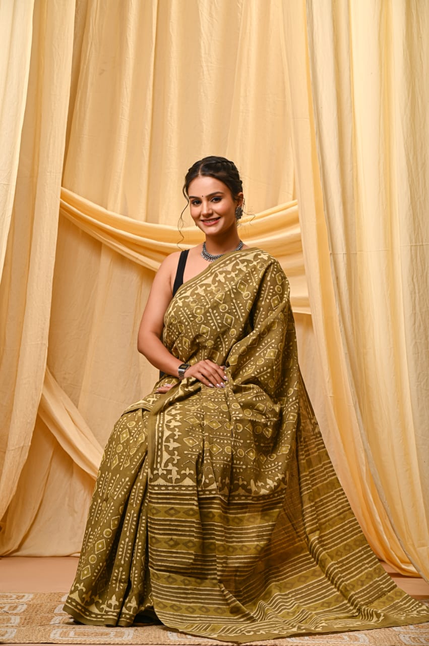 Cotton Mul Sarees – Indigo Special