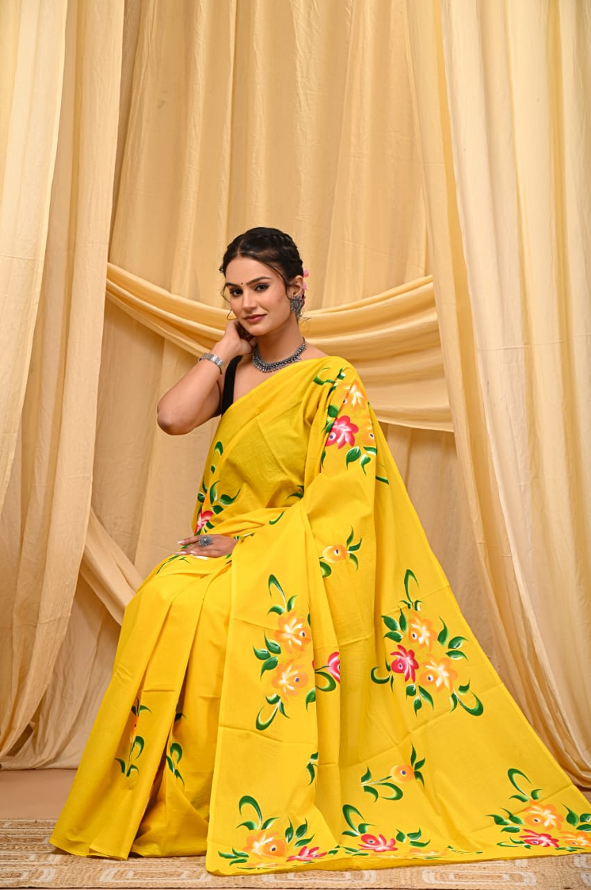 Cotton Mul Sarees – Indigo Special
