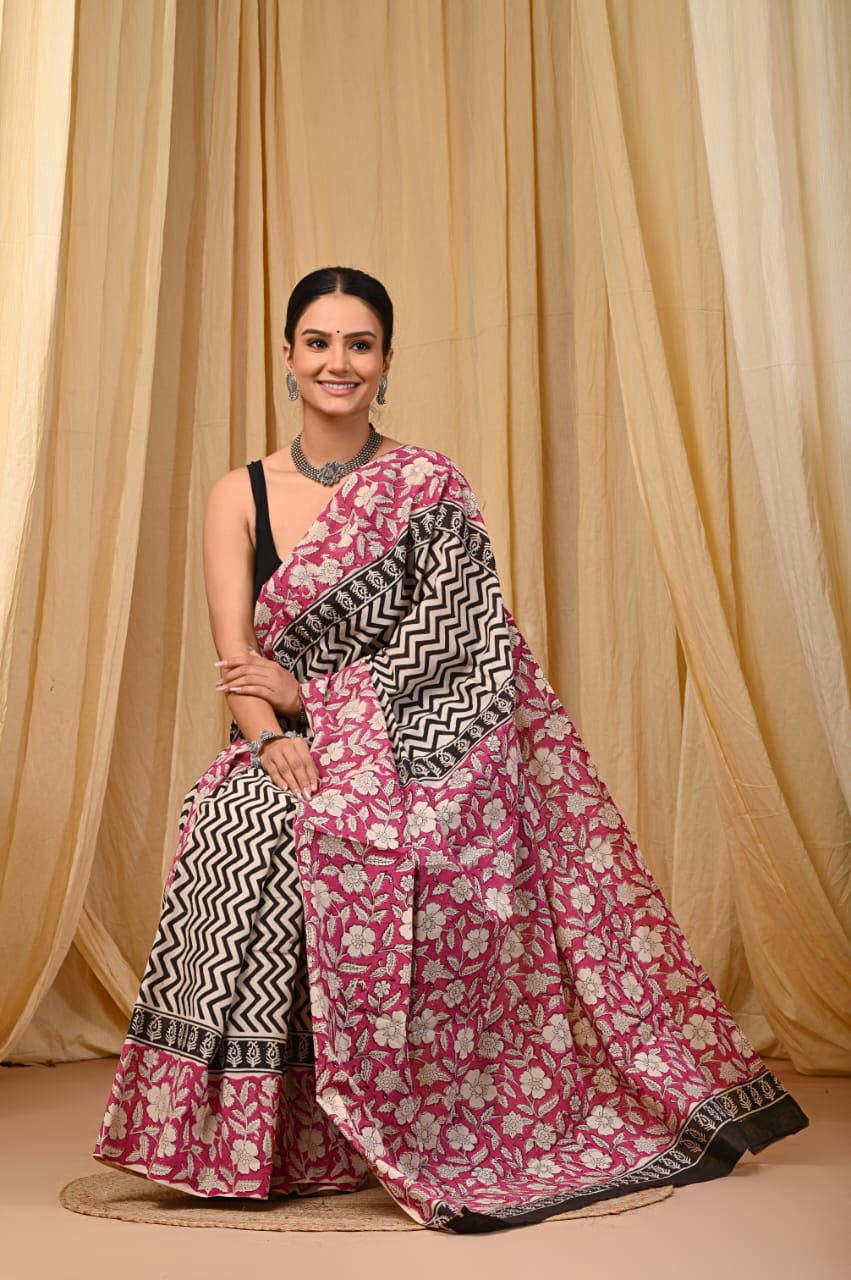 Cotton Mul Sarees – Indigo Special