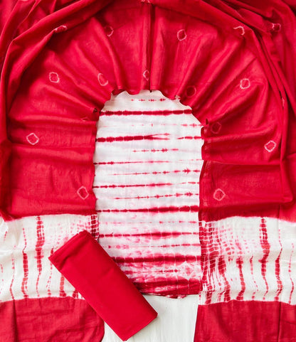 Hand Block Printed Cotton Suit Set (3-Piece)