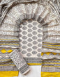 Hand Block Printed Cotton Suit Set (3-Piece)
