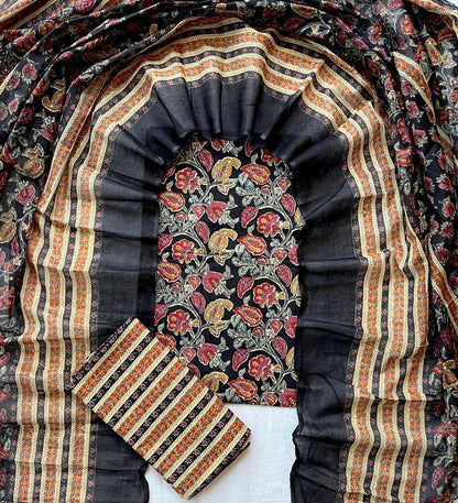 Hand Block Printed Cotton Suit Set (3-Piece)
