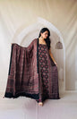 Silk Ajrakh Hand Block 2-Piece Suit