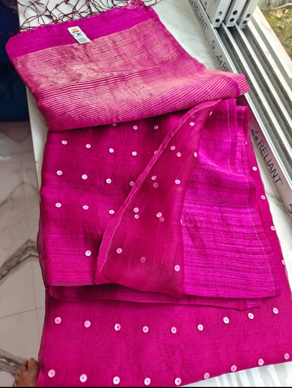 Premium Sisel Matka Saree – Pure Resham by Pure Wash Matka