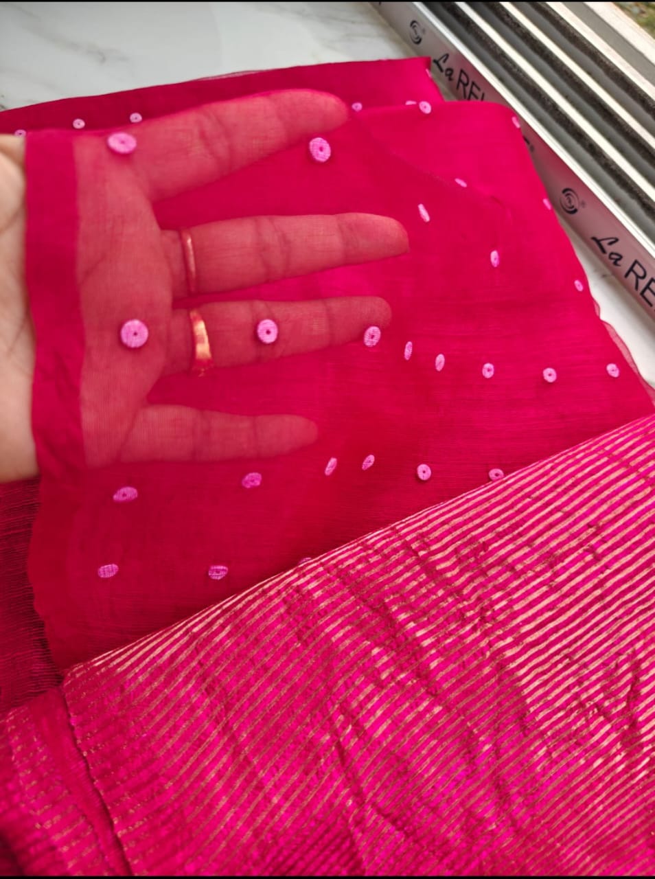 Premium Sisel Matka Saree – Pure Resham by Pure Wash Matka