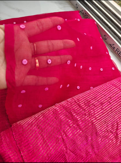 Premium Sisel Matka Saree – Pure Resham by Pure Wash Matka