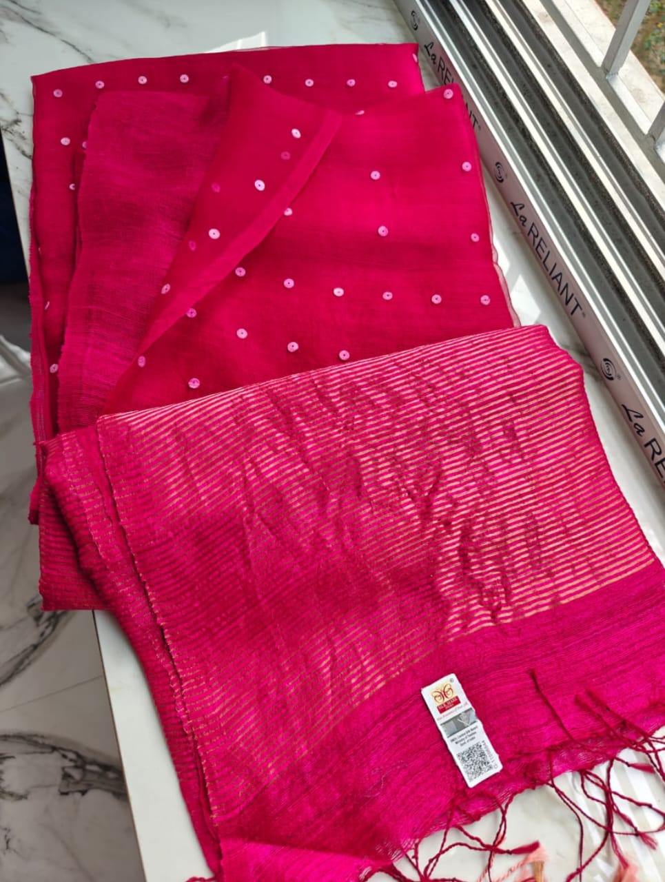 Premium Sisel Matka Saree – Pure Resham by Pure Wash Matka