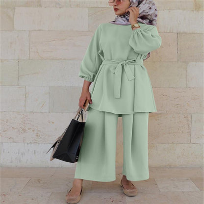Mubarek Two-Piece Muslim Set Abaya