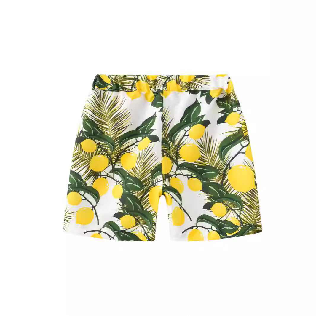 Fashion Printed Coconut Multi-color Thin Beach Pants