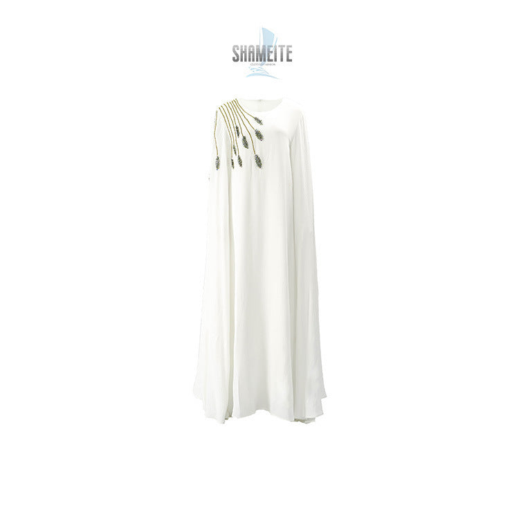 Embroidered Robe Gown