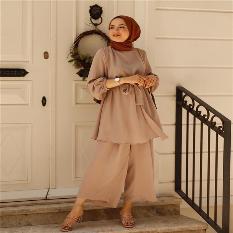 Mubarek Two-Piece Muslim Set Abaya