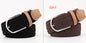 Women's Canvas Belt Student Pants Casual Stretch Braided Needle Buckle