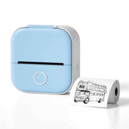 Phomemo T02 Mini Pocket Thermal Printer – Inkless Bluetooth Label Printer, Supports 10 Languages, 1000mAh Battery