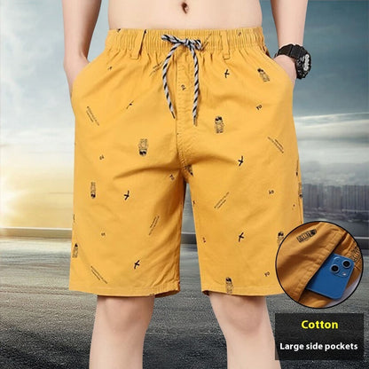 Summer Loose Cropped Pants Beach Casual