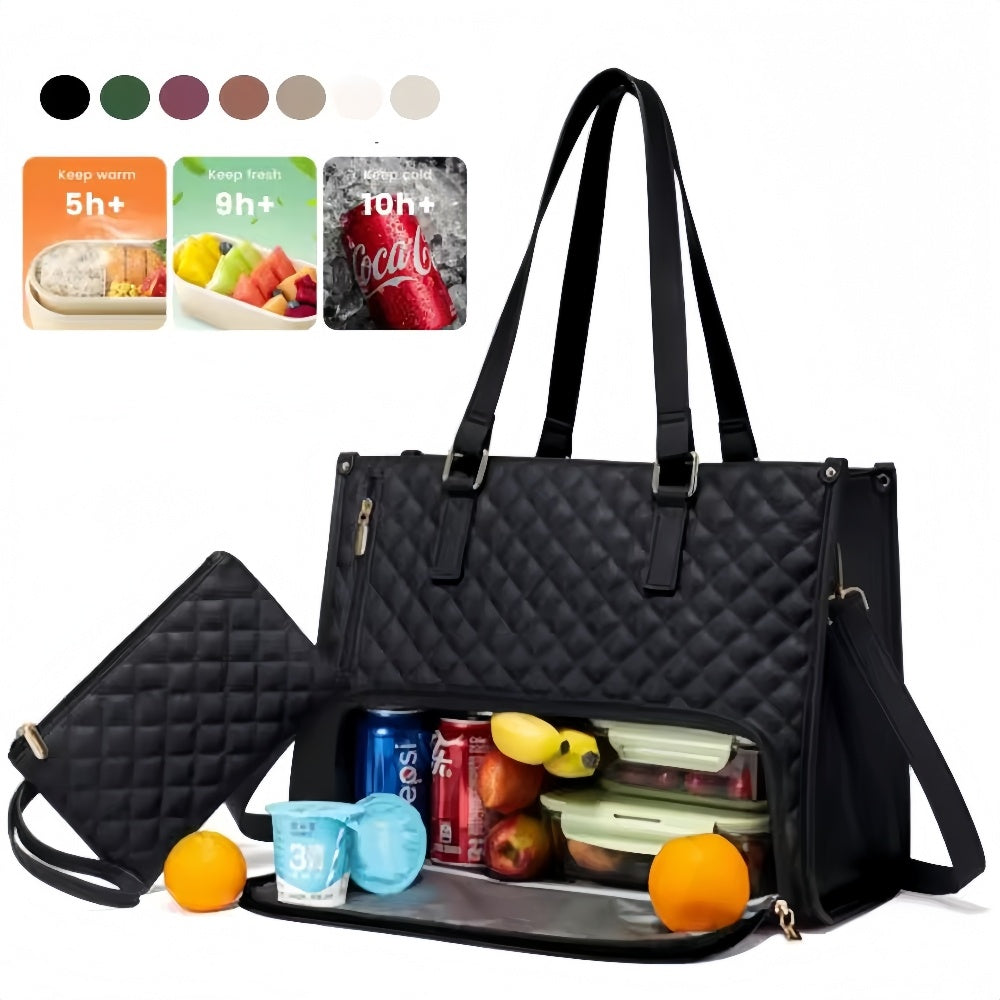 Stylish Insulated Lunch Bag – Multiple Colors & Soft Design