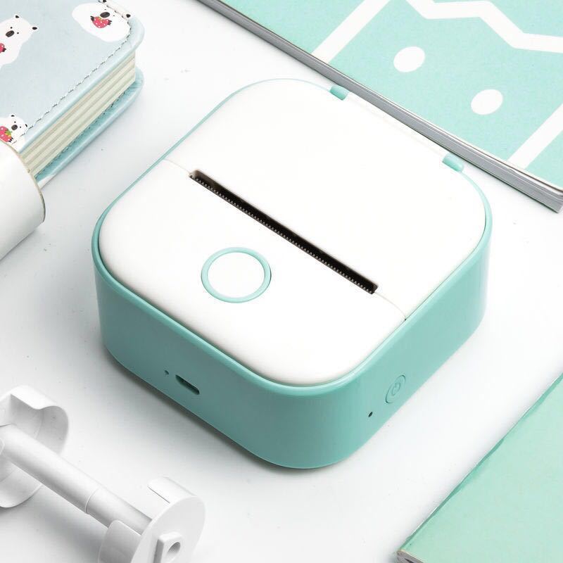 Phomemo T02 Mini Pocket Thermal Printer – Inkless Bluetooth Label Printer, Supports 10 Languages, 1000mAh Battery