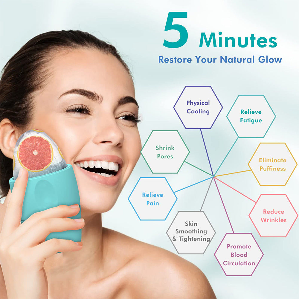 Silicone Face Ice Roller Mold for Skin Cooling and Puffiness Reduction