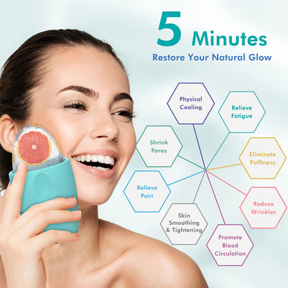 Silicone Face Ice Roller Mold for Skin Cooling and Puffiness Reduction