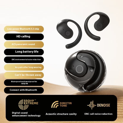 Ear Hook Bone Conduction Wireless Bluetooth Headset Color Display